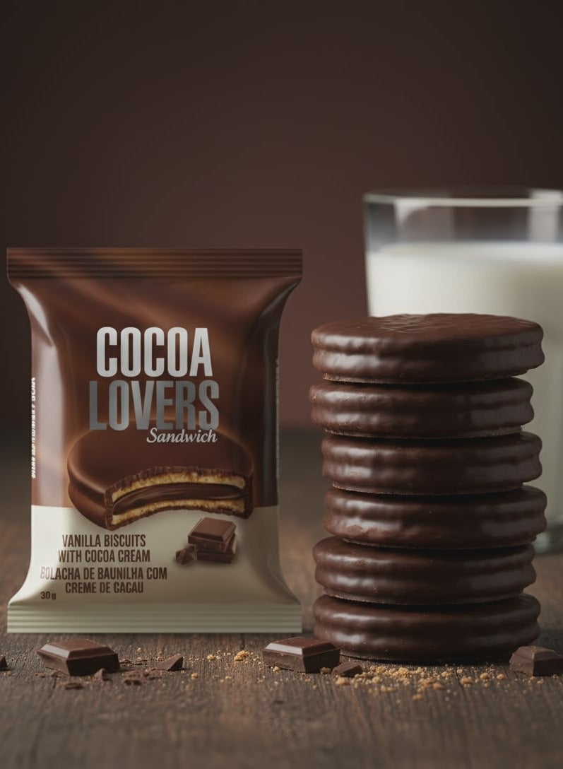 كوكو لوفرز كوكو لافرز بسكويت ساندوتش - 45 جم - 12 قطعة - Image 2